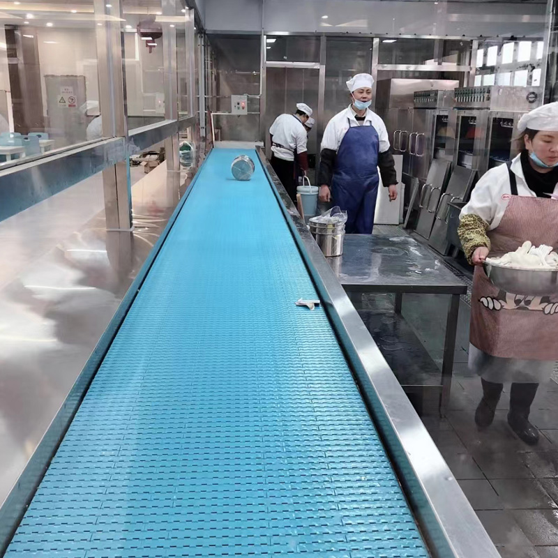 平板式收餐流水線